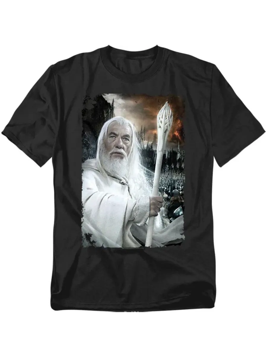 Футболка с принтом Gandalf The Lord Of The Rings — изображение 1 из 3, черный