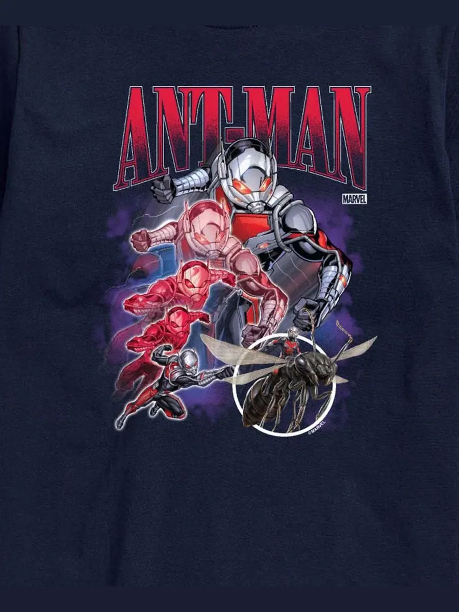 Футболка с коротким рукавом Ant-Man Collage AIRWAVES — изображение 3 из 3, темно-синий