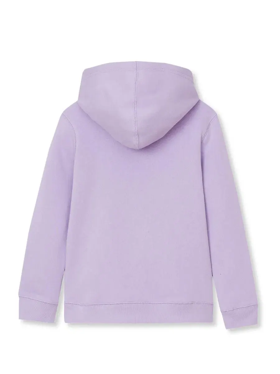 Детский худи из флиса с капюшоном, модель Husky Fleece Lands' End — изображение 2 из 3, сиреневый