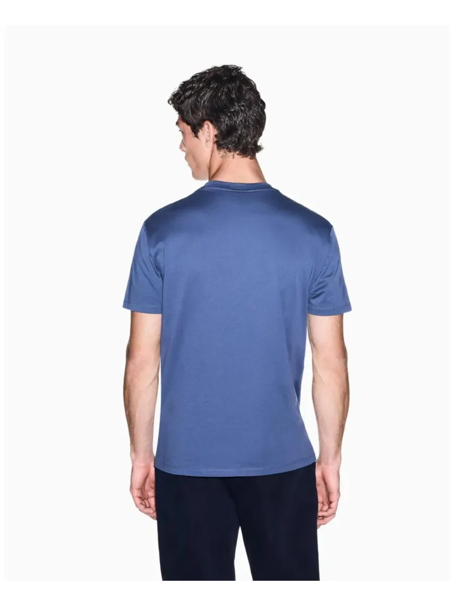 Футболка с коротким рукавом, модель Tonal A X 1991 A|X Armani Exchange — изображение 4 из 8, винтажный индиго