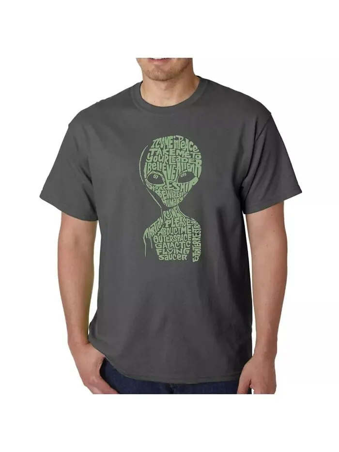 Футболка мужская Word Art - Area 51 LA Pop Art — изображение 3 из 3, черный