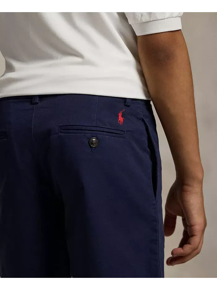 Прямые шорты из стретч-ткани для мальчиков-подростков Big Boys Polo Ralph Lauren — изображение 3 из 6, темно-синий