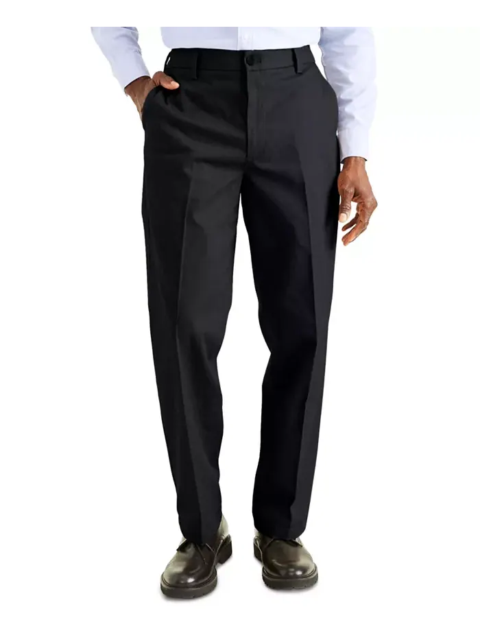 Мужские классические немнущиеся хаки брюки Signature Classic Fit с защитой от пятен Dockers
