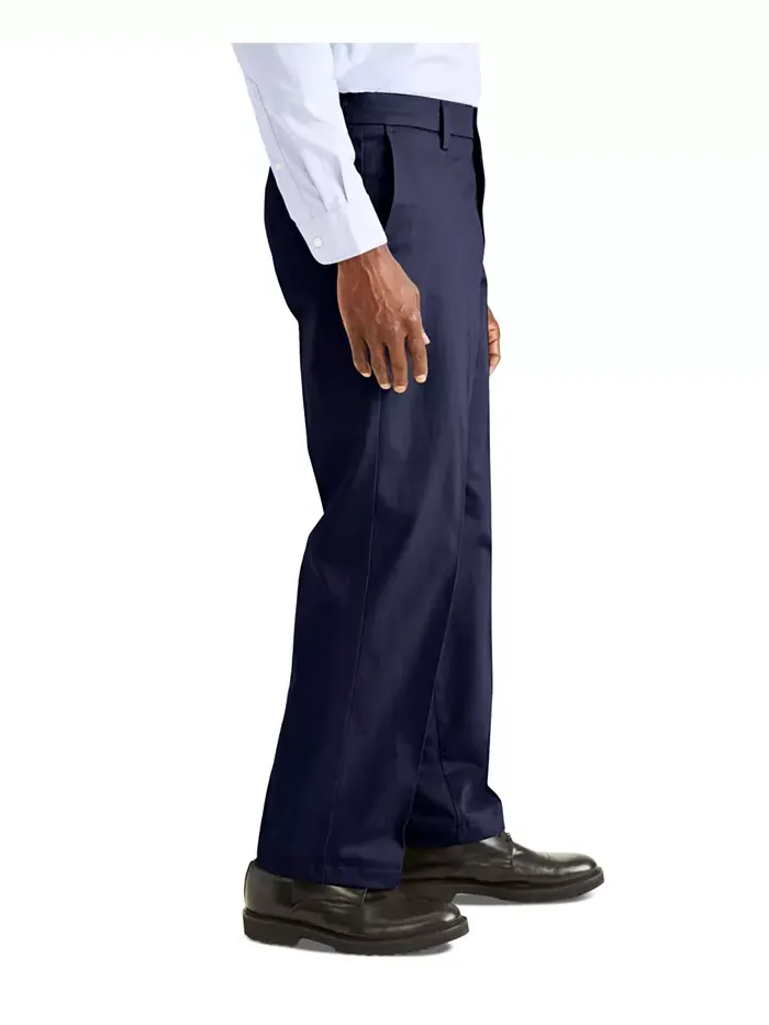 Мужские классические немнущиеся хаки брюки Signature Classic Fit с защитой от пятен Dockers — 3