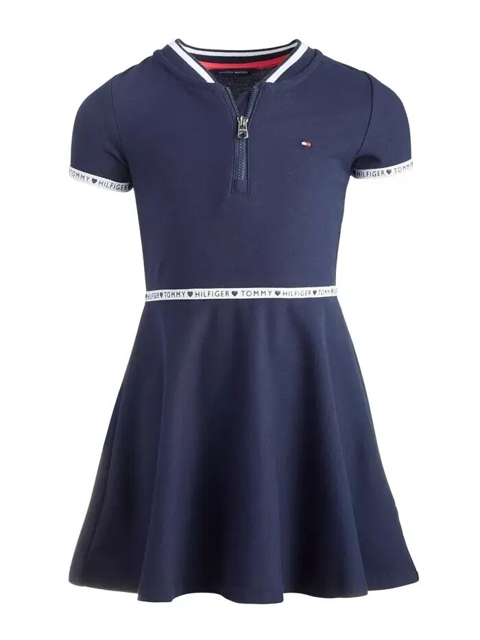 Платье на молнии для больших девочек Tommy Hilfiger — изображение 6 из 8, темно-синий