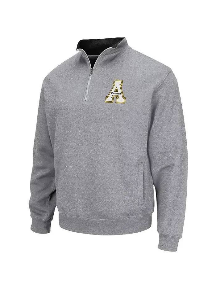 Мужская толстовка Appalachian State Mountaineers Tortugas Logo с застежкой-молнией на четверть — изображение 4 из 5, черный