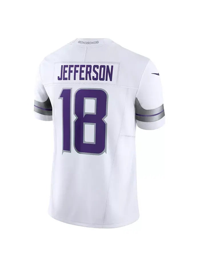 Мужская альтернативная джерси Justin Jefferson Minnesota Vikings Vapor F.U.S.E. Limited Nike — изображение 4 из 5, фиолетовый