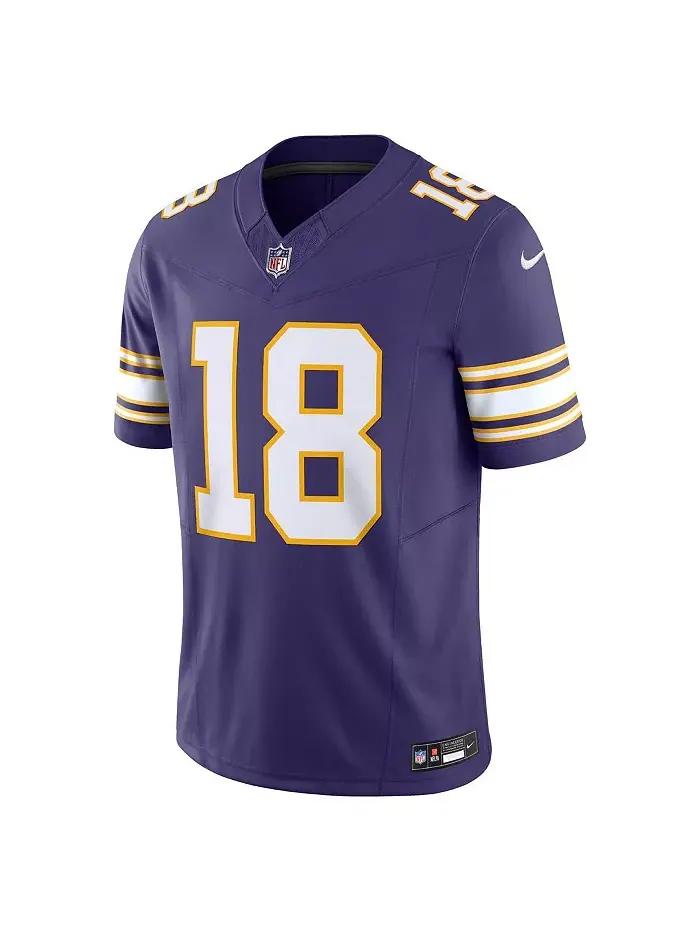Мужская альтернативная джерси Justin Jefferson Minnesota Vikings Vapor F.U.S.E. Limited Nike — изображение 2 из 5