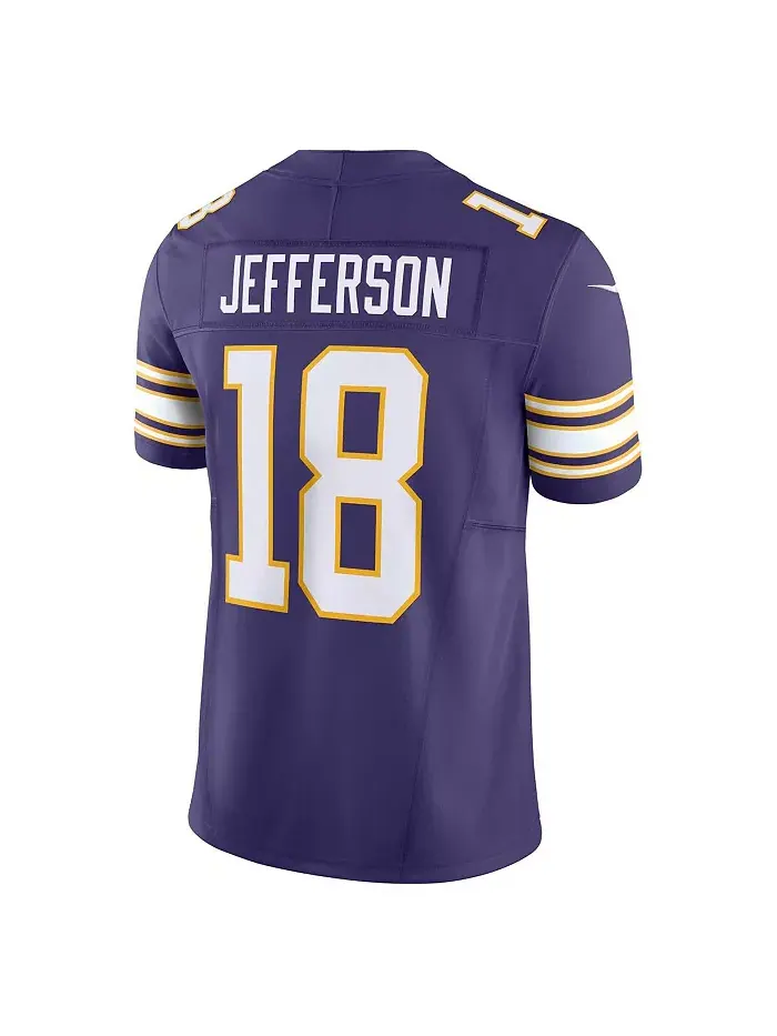 Мужская альтернативная джерси Justin Jefferson Minnesota Vikings Vapor F.U.S.E. Limited Nike — изображение 3 из 5