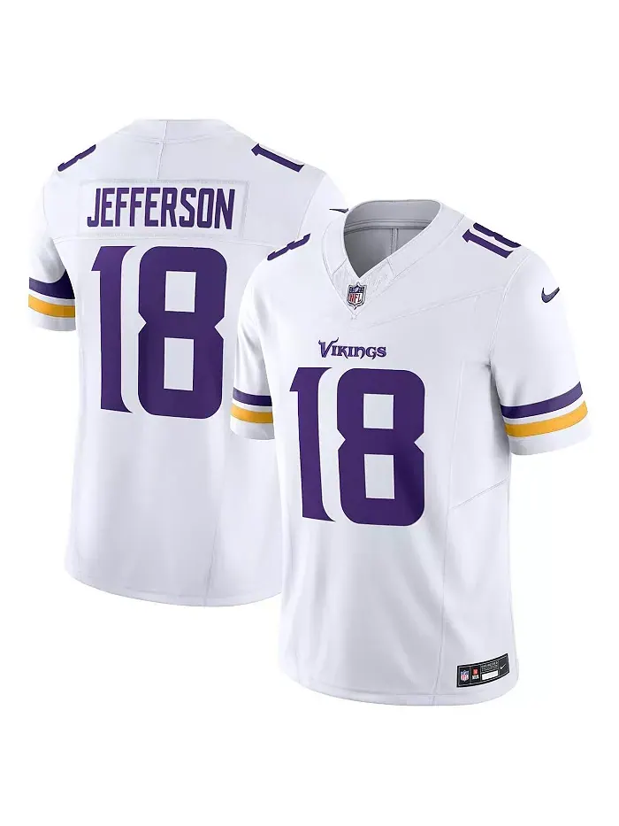 Мужская альтернативная джерси Justin Jefferson Minnesota Vikings Vapor F.U.S.E. Limited Nike — изображение 1 из 5, белый