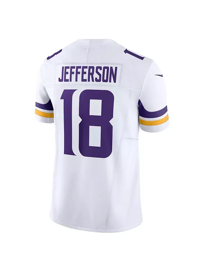 Мужская альтернативная джерси Justin Jefferson Minnesota Vikings Vapor F.U.S.E. Limited Nike — изображение 3 из 5, белый