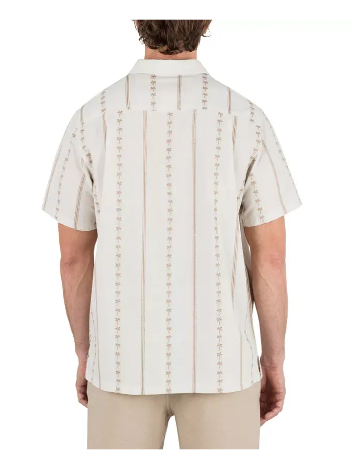Мужская рубашка с коротким рукавом Jacquard Rincon Hurley — изображение 2 из 4, костный