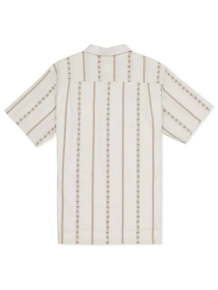 Мужская рубашка с коротким рукавом Jacquard Rincon Hurley — изображение 4 из 4, костный