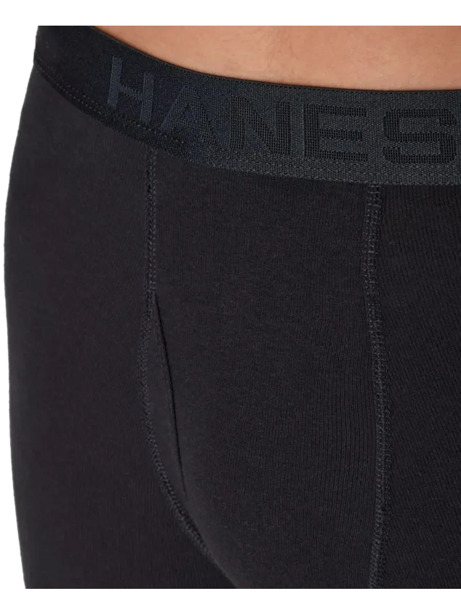 Мужские легкие боксерские трусы Ultimate, комплект из 5 штук Hanes — изображение 5 из 7, серый/черный