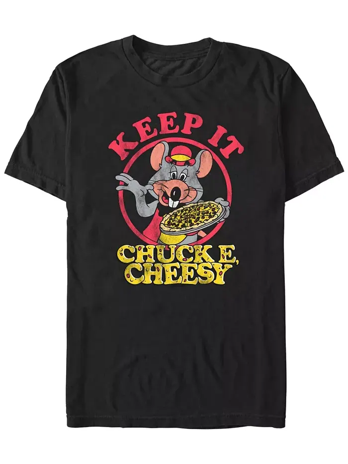 Мужская футболка Cheesy с коротким рукавом Fifth Sun — изображение 1 из 3, черный