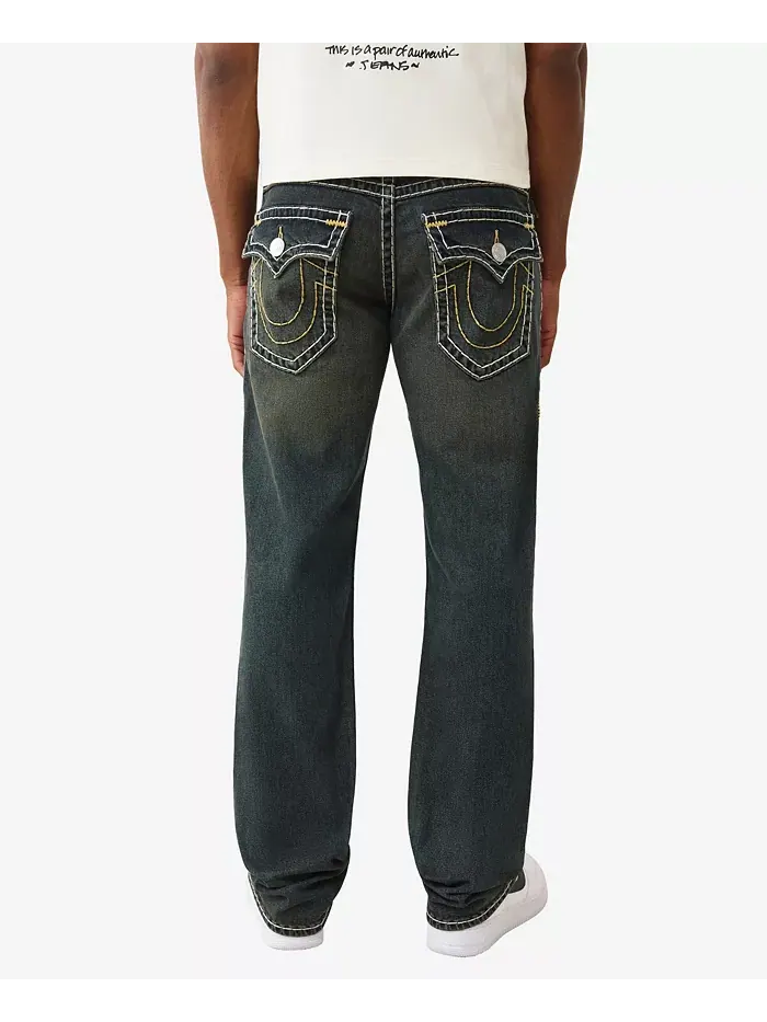 Мужские джинсы Ricky с суперстрочкой T-stitching True Religion — изображение 1 из 3, синий