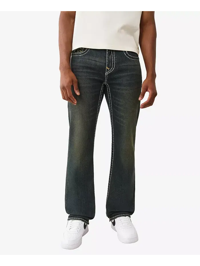 Мужские джинсы Ricky с суперстрочкой T-stitching True Religion — изображение 3 из 3, синий