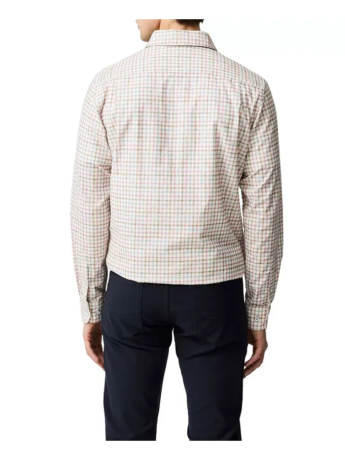 Мужская футболка Fox Street с длинными рукавами Slim Fit Rodd & Gunn — изображение 3 из 5, розовый