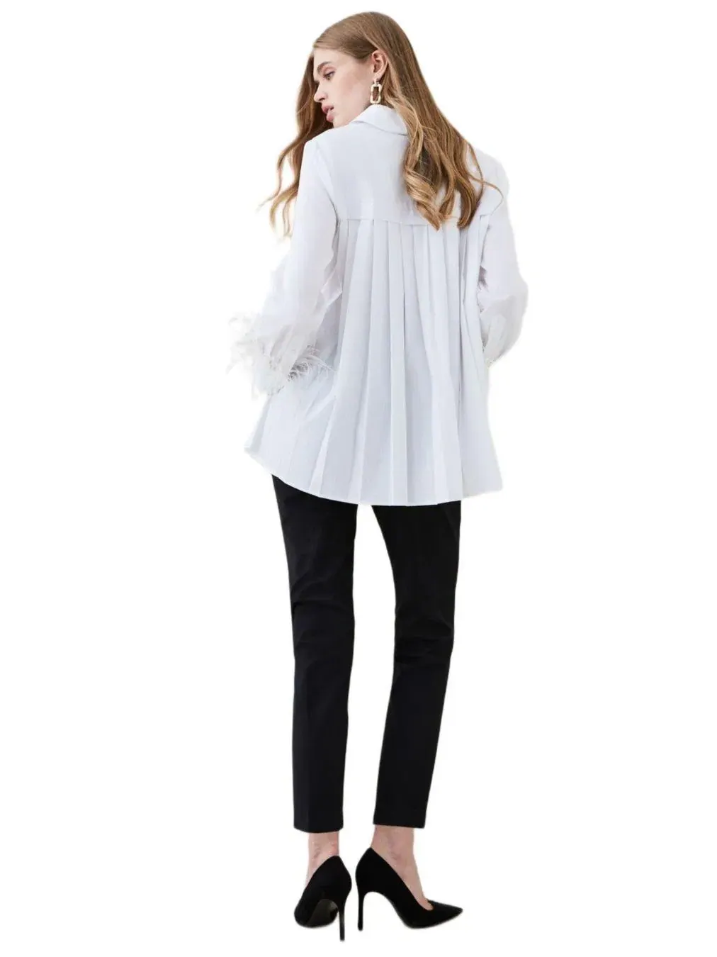 Женские брюки Essential Techno Woven Karen Millen — изображение 3 из 5, черный