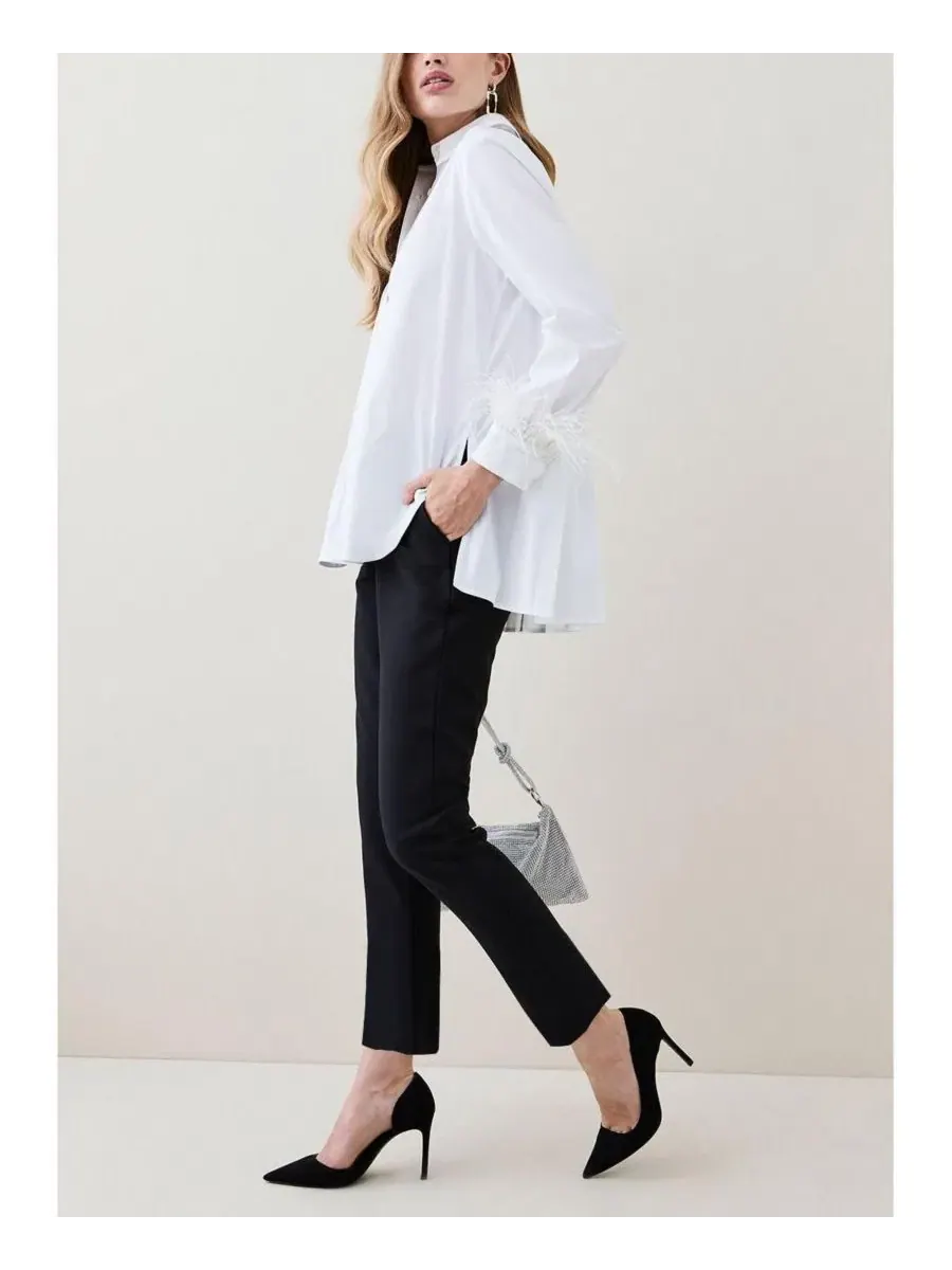 Женские брюки Essential Techno Woven Karen Millen — изображение 5 из 5, черный