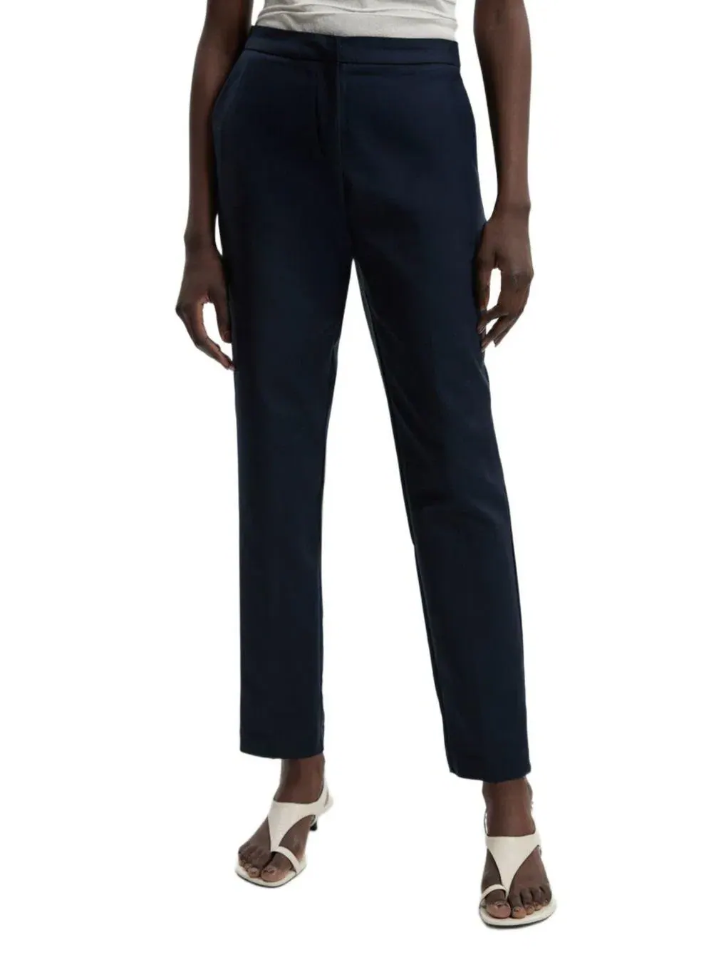 Женские брюки Essential Techno Woven Karen Millen — изображение 1 из 8, темно-синий