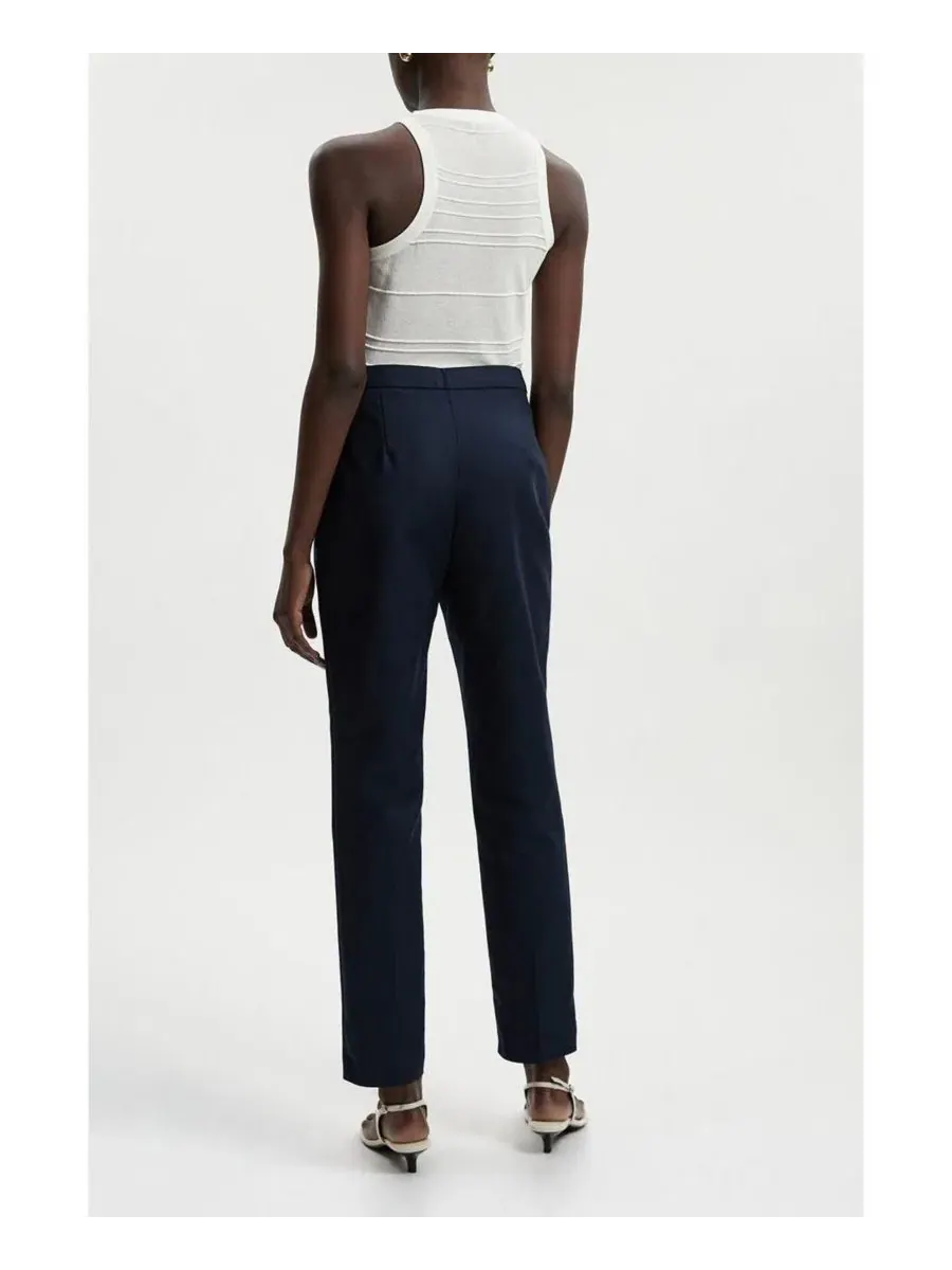 Женские брюки Essential Techno Woven Karen Millen — изображение 8 из 8, темно-синий