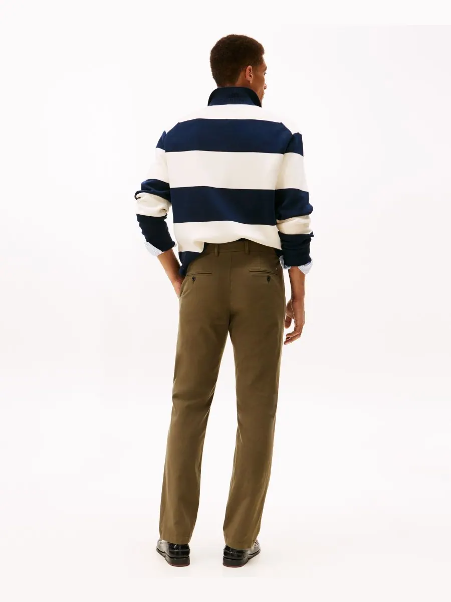 Мужские брюки Denton Slim-Fit Tommy Hilfiger — изображение 2 из 4, оливковый зеленый