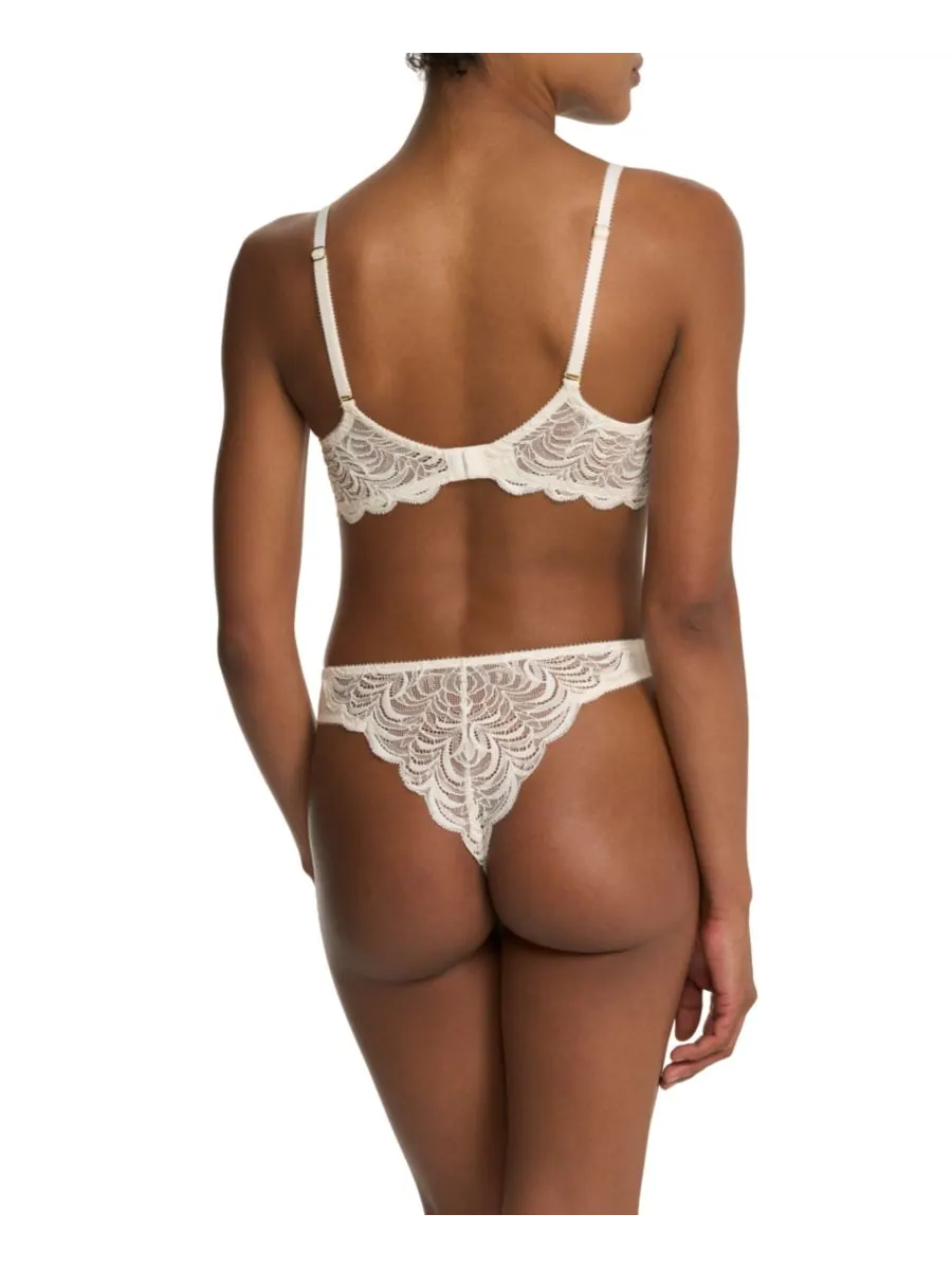 Бюстгальтер-футболка Persuasion Lace Convertible Plunge Natori — изображение 3 из 5, белый