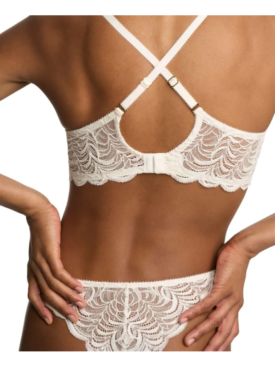 Бюстгальтер-футболка Persuasion Lace Convertible Plunge Natori — изображение 5 из 5, белый