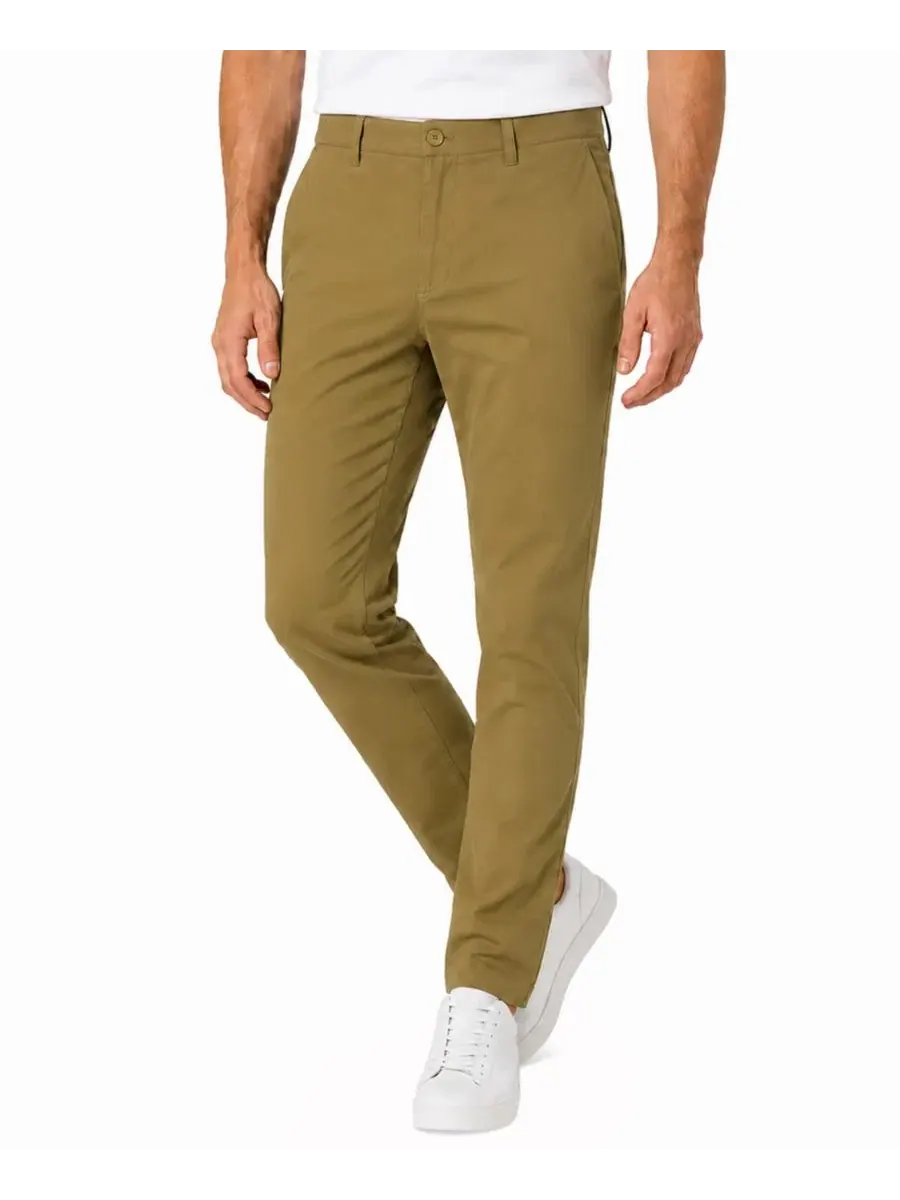 Брюки чинос Slim Fit Super Stretch Blu Rock — изображение 1 из 5, хаки