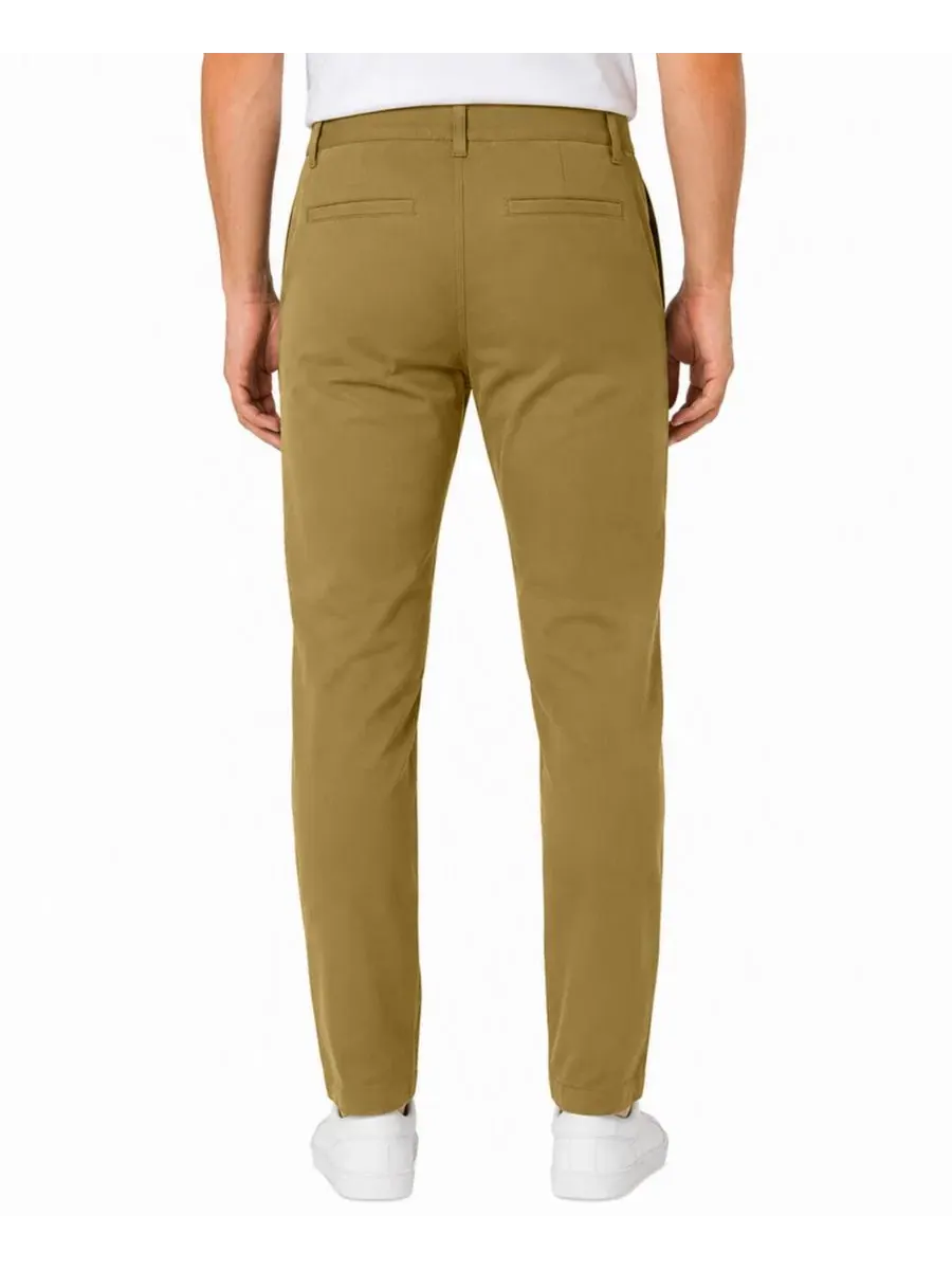 Брюки чинос Slim Fit Super Stretch Blu Rock — изображение 3 из 5, хаки