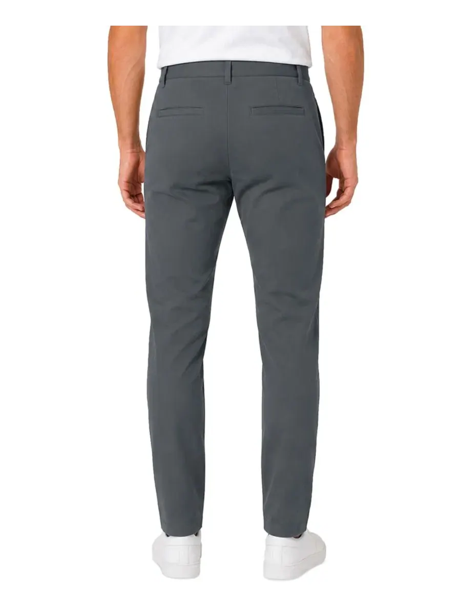 Брюки чинос Slim Fit из супер-стрейч ткани Every Day Chino Blu Rock — изображение 3 из 5, серый