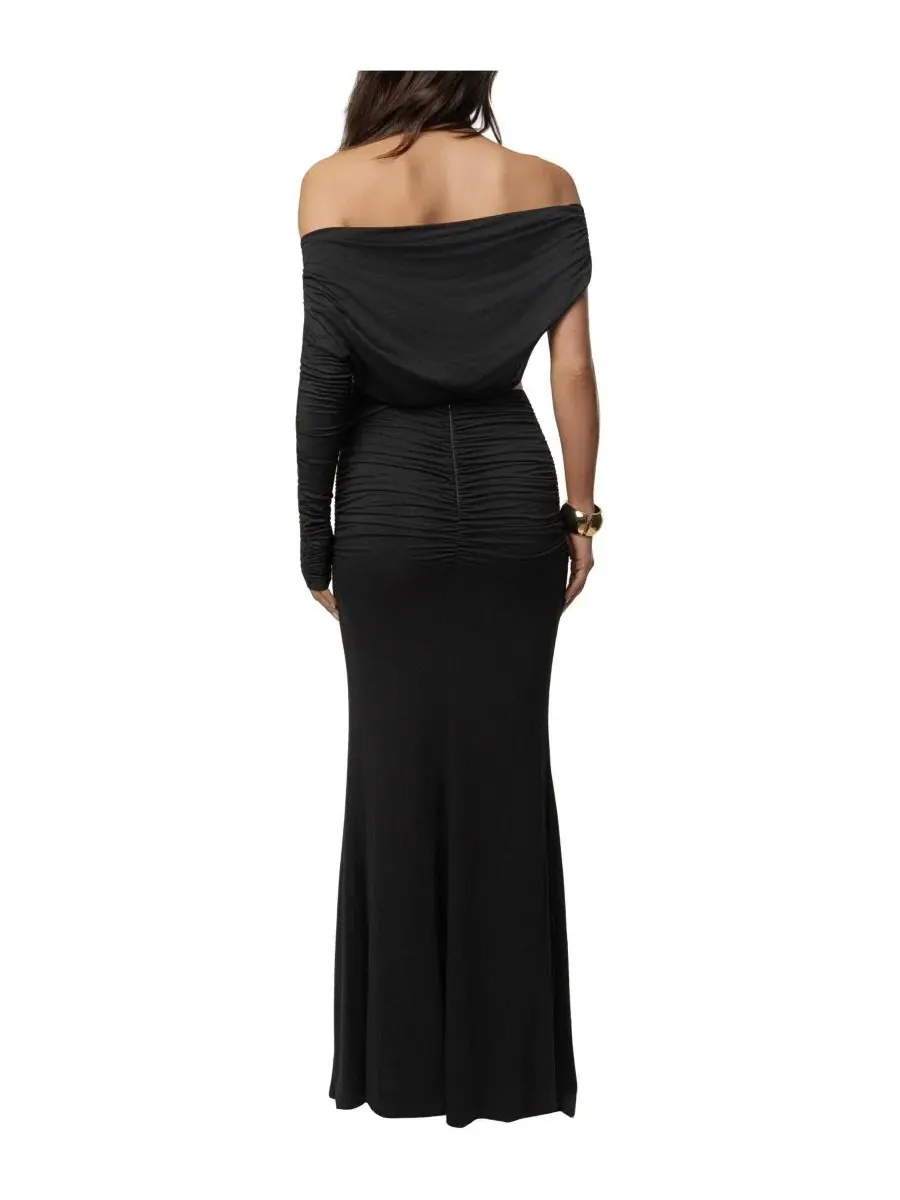 Платье макси с вырезом Premiere Cutout Maxi Dress JLUXLABEL — изображение 3 из 11, черный