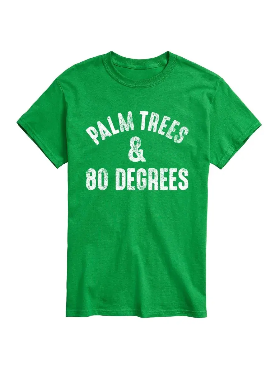 Футболка с графическим принтом Palm Trees And 80 Degrees AIRWAVES — изображение 1 из 3, зеленый