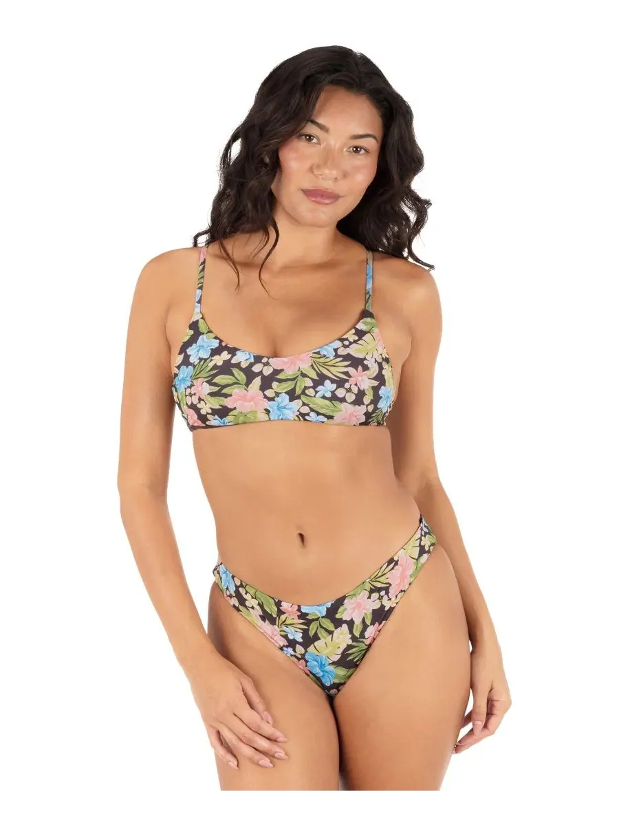 Купальник женский раздельный Hurley Miami Garden Cross-Back Bikini Top