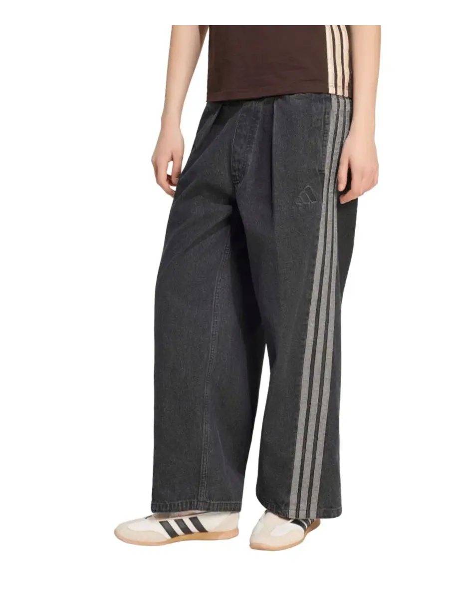 Джинсовые брюки свободного кроя Stadium Washed Denim adidas