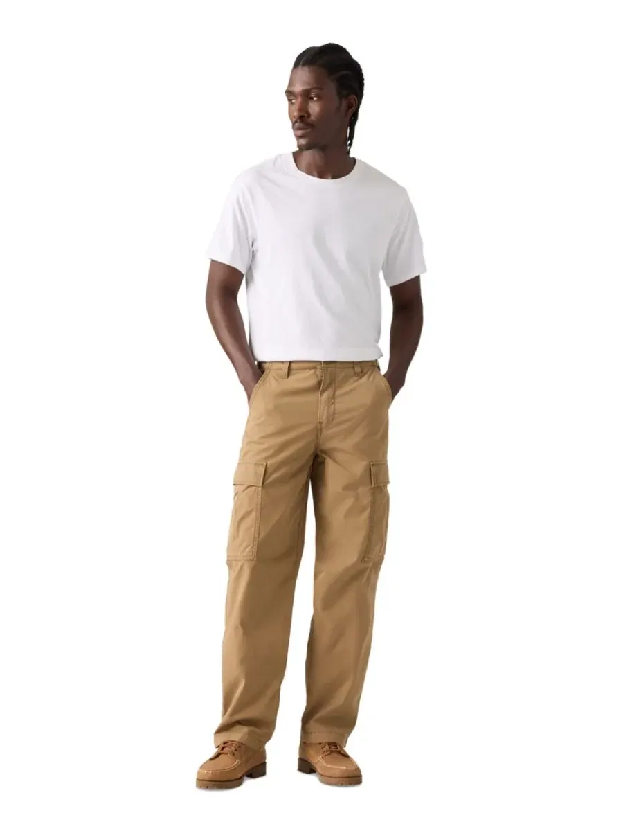 Брюки чинос прямого кроя с карманами XX Chino Straight Cargo Pants Levi's, Ermine — изображение 3 из 6