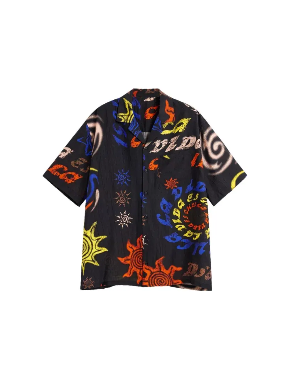 Мужская рубашка с принтом Desigual — изображение 5 из 5, синий
