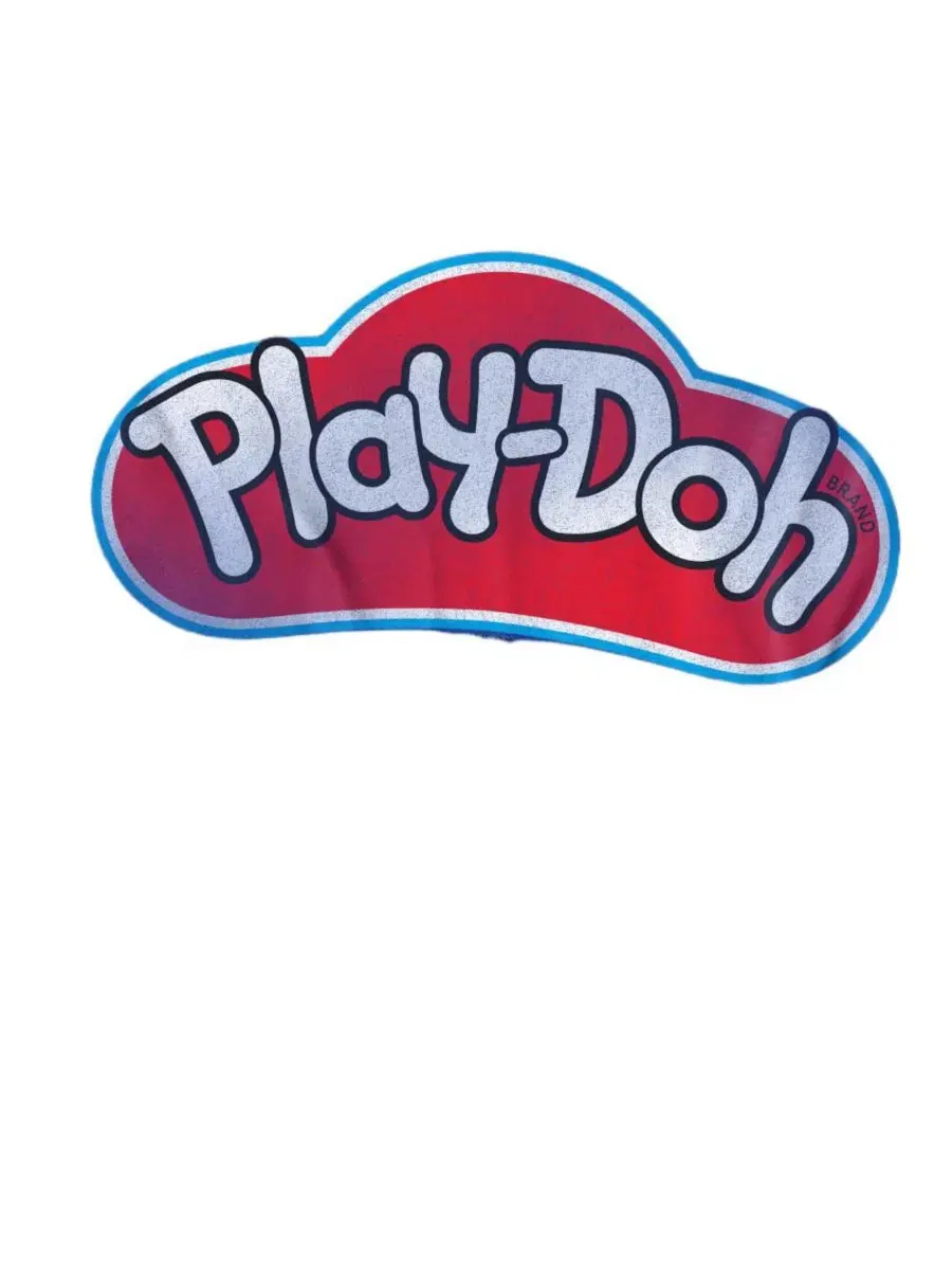 Футболка с принтом Play-Doh Lid Hasbro+ — изображение 2 из 3, желтый