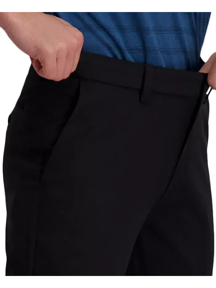 Брюки Cool Right Performance Flex Slim Fit с плоской передней частью Haggar — изображение 4 из 7, черный