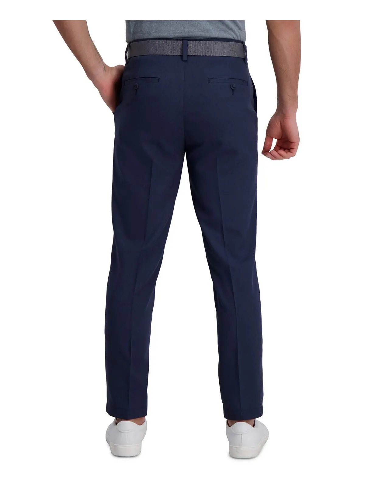 Брюки cool right performance flex slim fit flat front Haggar — изображение 2 из 9, чернильный