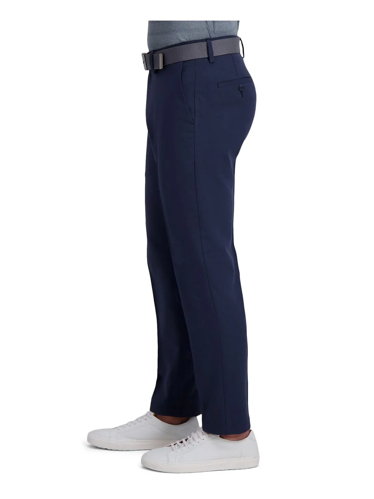 Брюки cool right performance flex slim fit flat front Haggar — изображение 3 из 9, чернильный