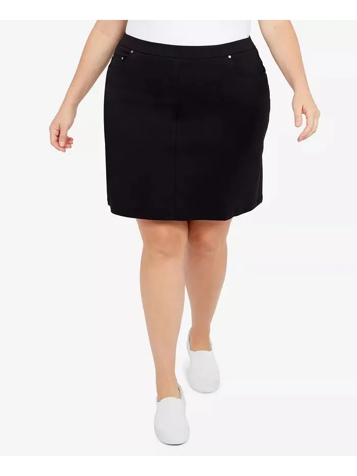Юбка-шорты Plus Size Essentials Tech Stretch с эластичным поясом HEARTS OF PALM