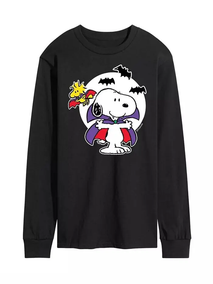 Мужская футболка Peanuts Snoopy Vampire AIRWAVES — изображение 1 из 2, черный