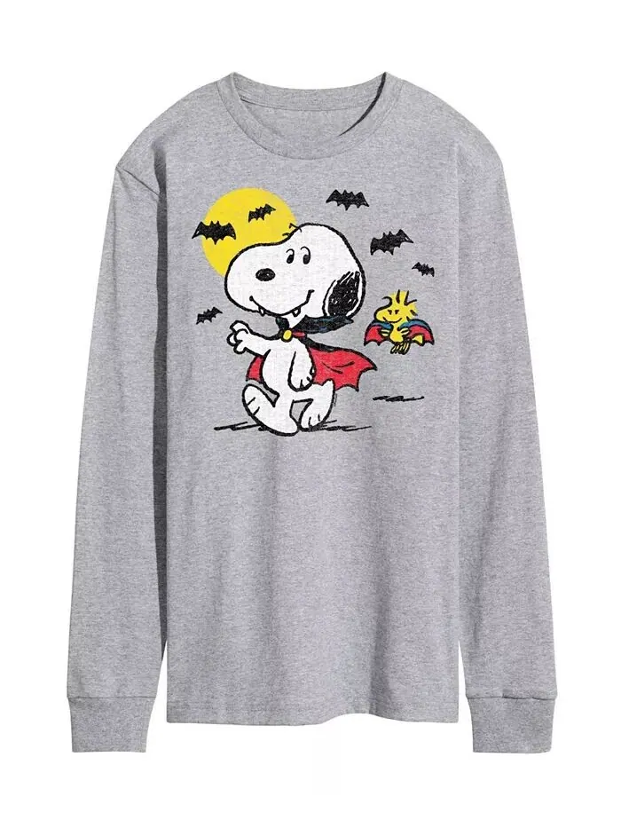 Мужская футболка Peanuts Snoopy Vampire AIRWAVES — изображение 1 из 2, серый