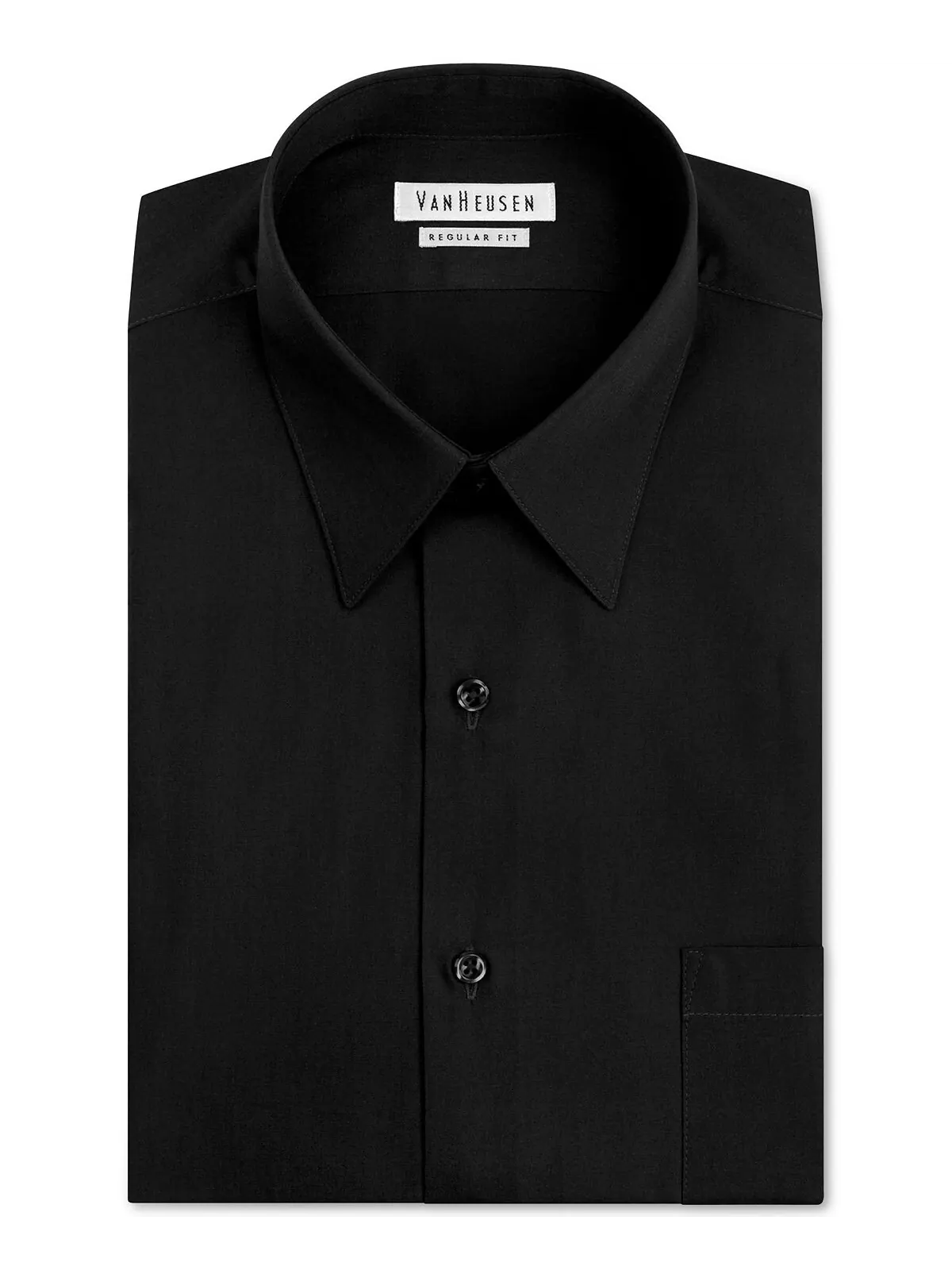 Мужская рубашка классического кроя из поплина с заостренным воротником Van Heusen