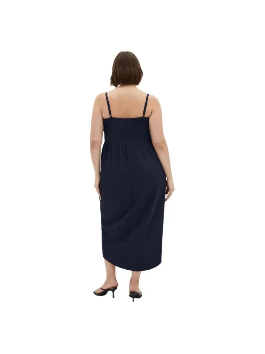 Женское платье Sassy Flex Fit Tulip V CITY CHIC — изображение 2 из 4, темно-синий
