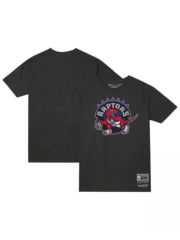 Мужская и женская черная футболка с логотипом Toronto Raptors Hardwood Classics MVP Throwback — изображение 1 из 3, черный