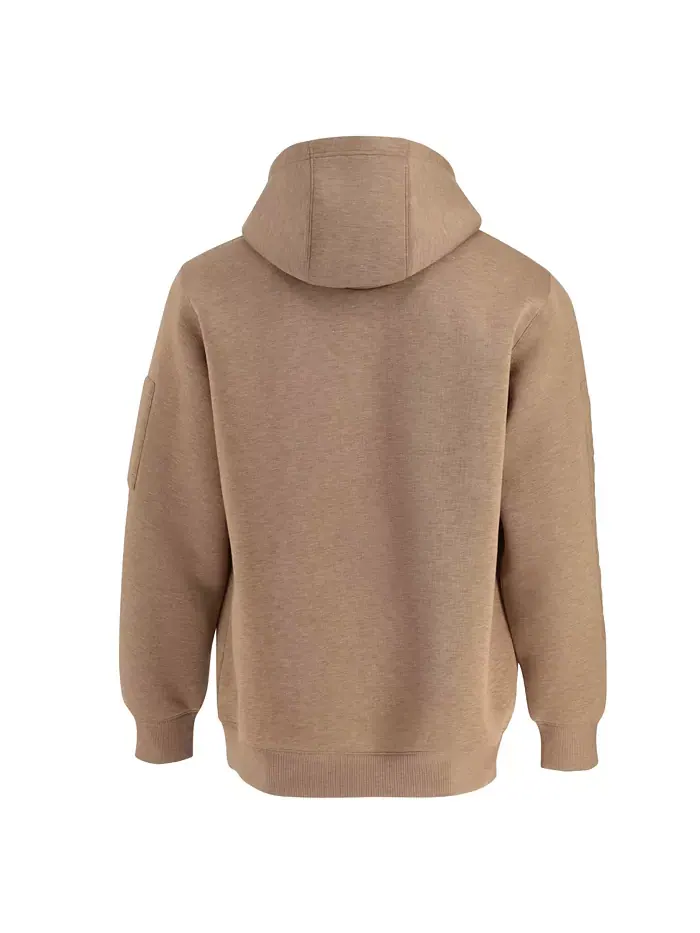 Мужская водоотталкивающая худи на молнии Performance Pullover Hoodie Thorogood — изображение 2 из 6, коричневый/бежевый