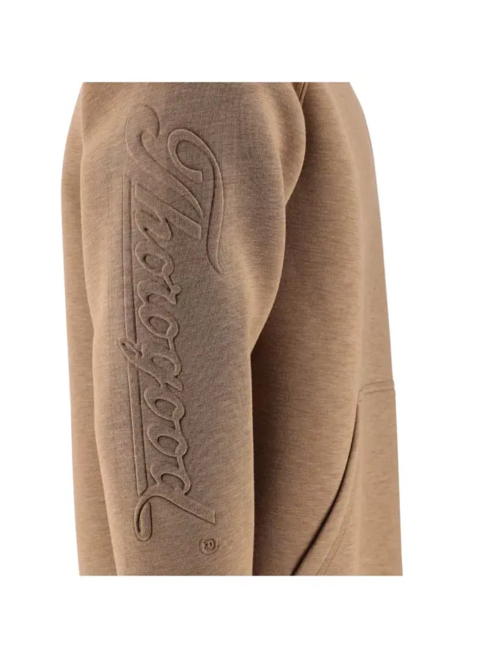 Мужская водоотталкивающая худи на молнии Performance Pullover Hoodie Thorogood — изображение 3 из 6, коричневый/бежевый